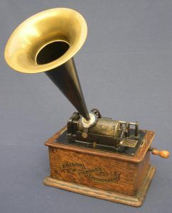 Foto del fon&oacute;grafo de &Eacute;dison