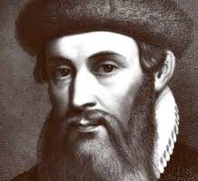 Imagen del rostro de Johannes Gutenberg
