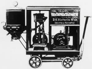 imagen del primer aspirador de Cecil Booth