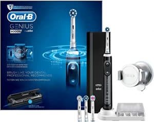 Imagen de cepillo eléctrico ultrasónico Braun Oral-B Genius 9000 color negro