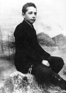 Imagen de Albert Einstein de ni&ntilde;o