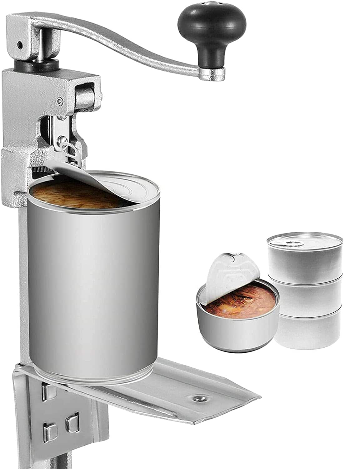 Abrelatas Industrial Comercial Alta Resistencia Abrelatas Grande Bench Top de Acero Fundido