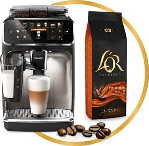 Imagen de cafetera Philips 5400 Automática + L´OR Espresso colombia